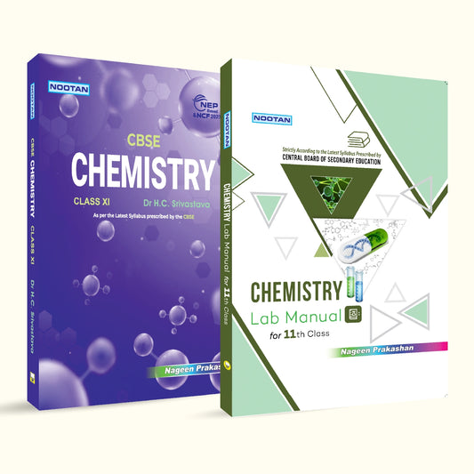 Nootan CBSE Chemistry Combo Book Set (Text Book & Lab Manual) For Class 11th TextBook Written by Dr. H.C. Srivastava - Academic Year 2026-27 By Nageen Prakashan