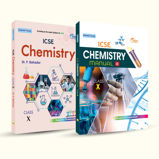 Nootan ICSE Chemistry Combo Set (Text Book & Lab Manual) For Class-10 Academic Year 2026-27 -   Nageen Prakashan