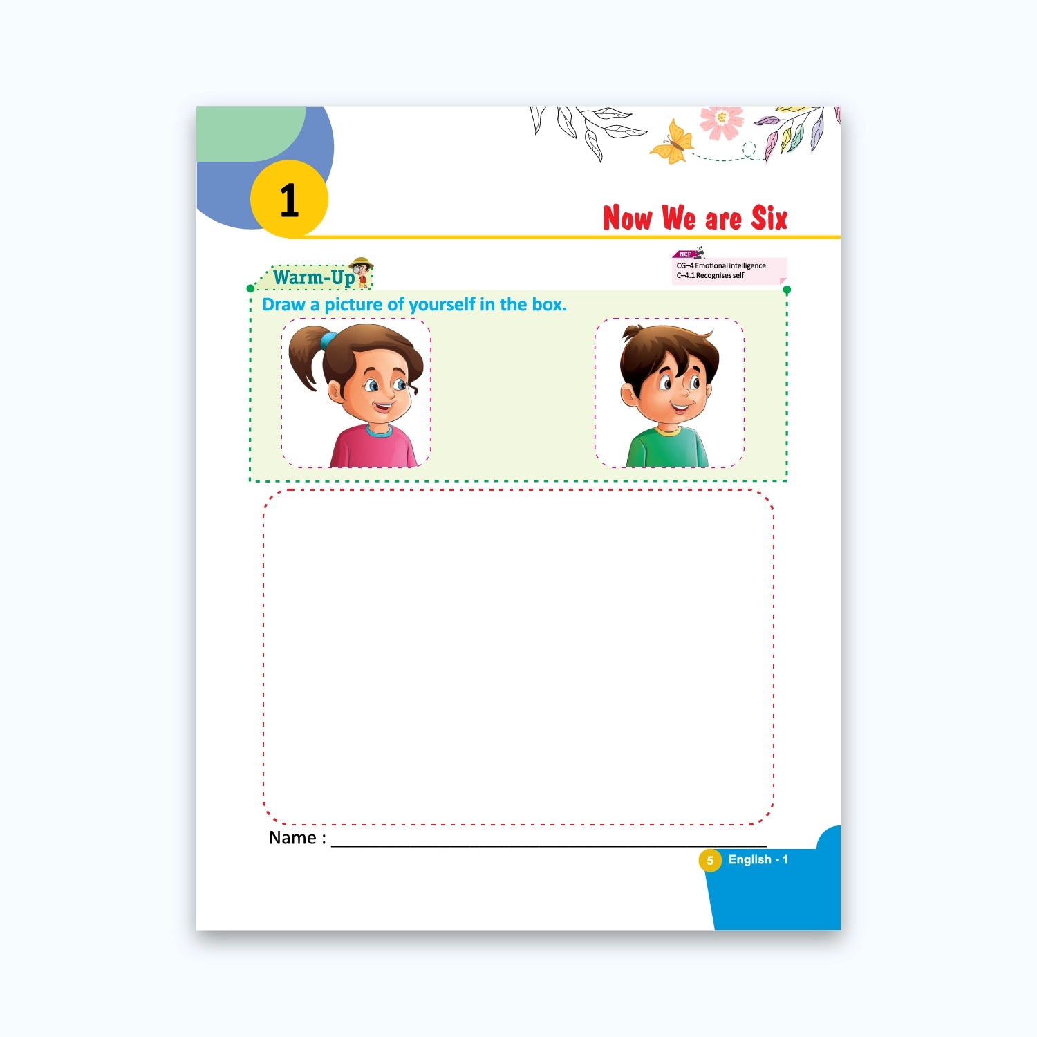 CBSE Board Rising English Reader Class 1 Textbook – Simmi Gurwara | Academic Year: 2026-27 | Nageen Prakashan