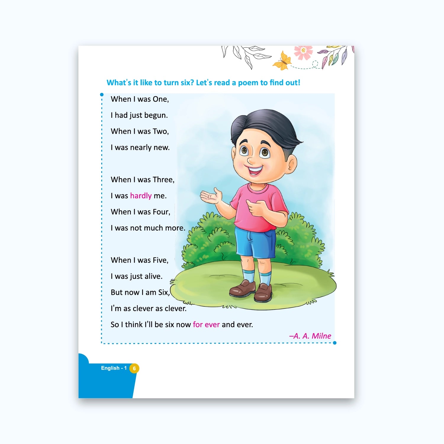 CBSE Board Rising English Reader Class 1 Textbook – Simmi Gurwara | Academic Year: 2026-27 | Nageen Prakashan