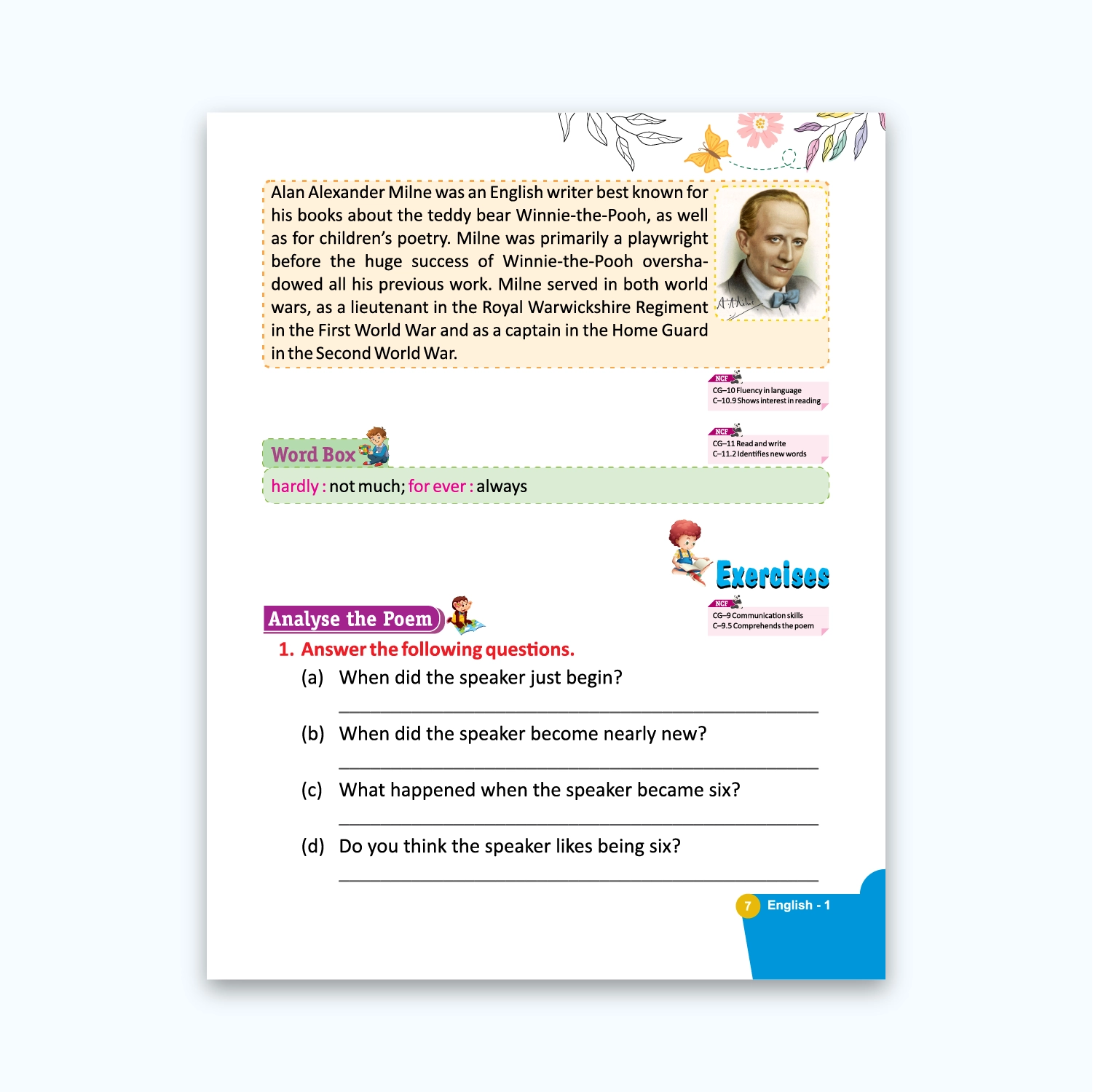 CBSE Board Rising English Reader Class 1 Textbook – Simmi Gurwara | Academic Year: 2026-27 | Nageen Prakashan