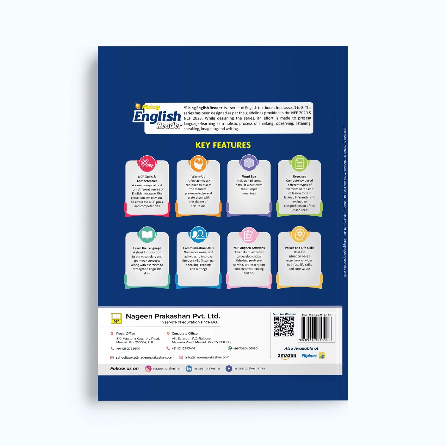 CBSE Board Rising English Reader Class 1 Textbook – Simmi Gurwara | Academic Year: 2026-27 | Nageen Prakashan