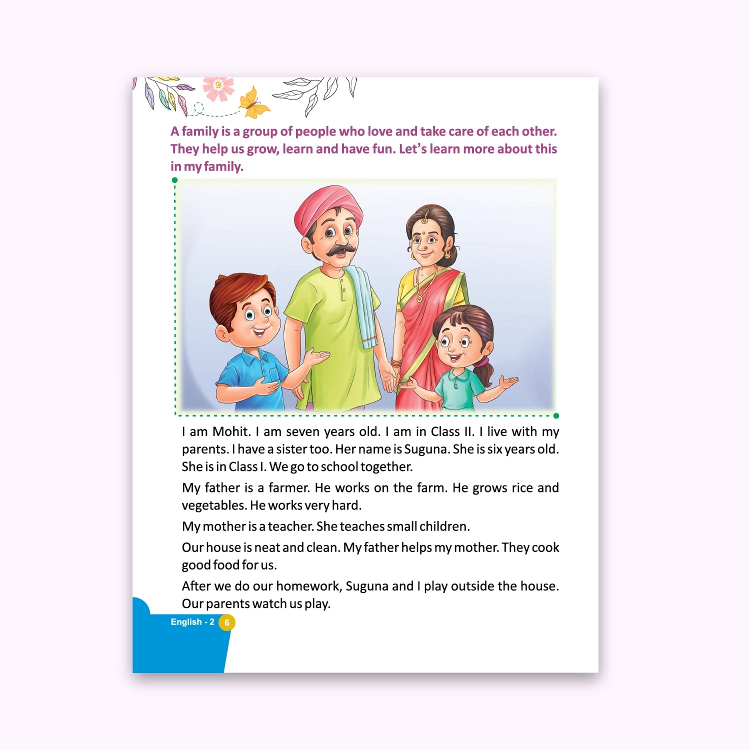 CBSE Board Rising English Reader Class 2 Textbook – Simmi Gurwara | Academic Year: 2026-27 | Nageen Prakashan