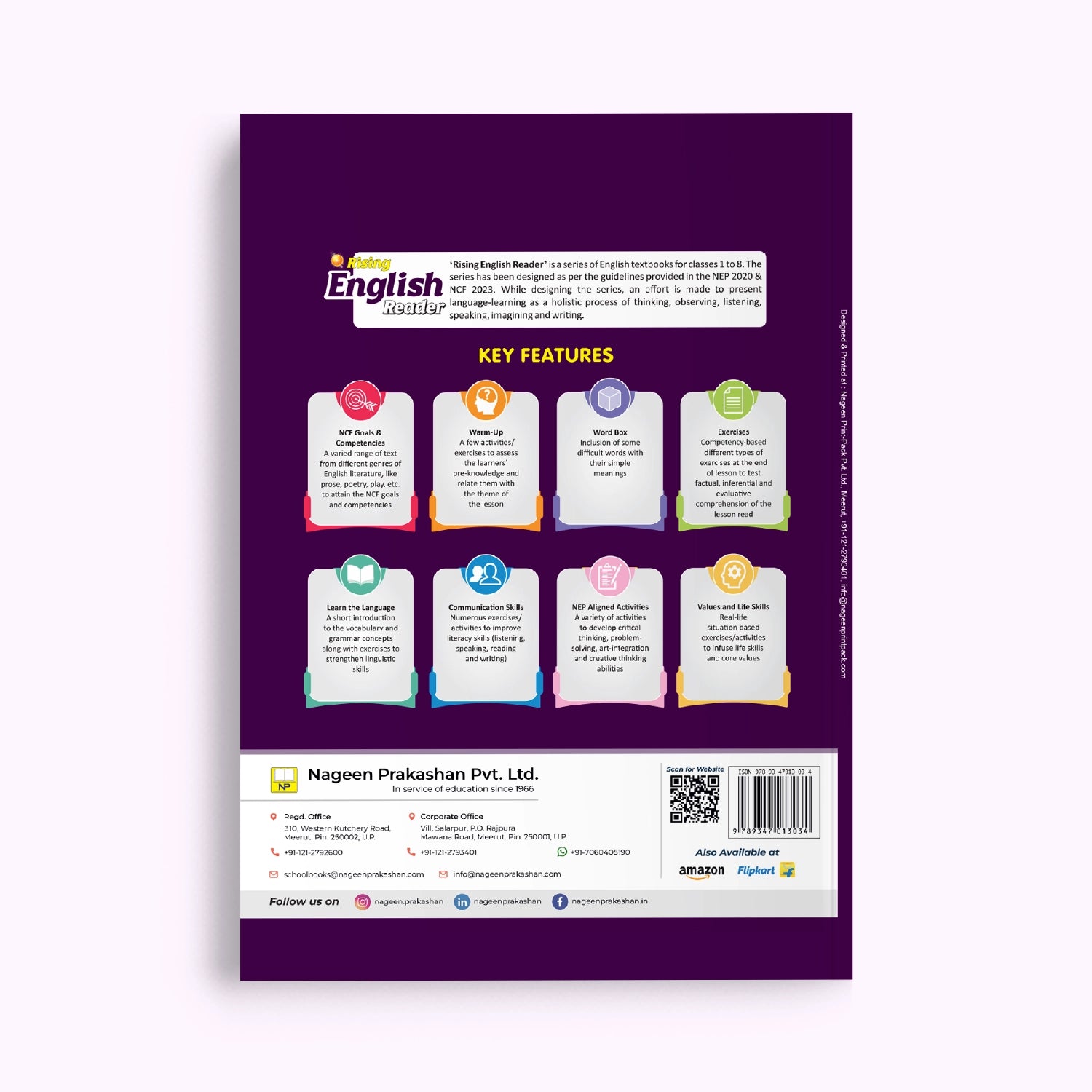 CBSE Board Rising English Reader Class 2 Textbook – Simmi Gurwara | Academic Year: 2026-27 | Nageen Prakashan