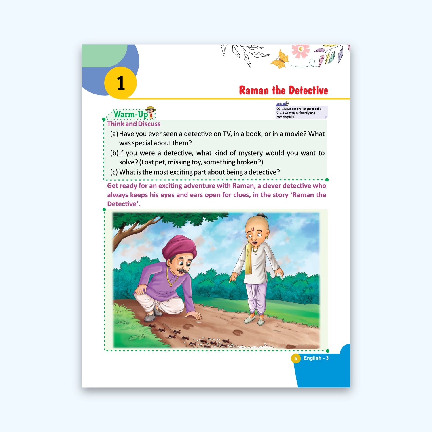 CBSE Board Rising English Reader Class 3 Textbook – Simmi Gurwara | Academic Year: 2026-27 | Nageen Prakashan