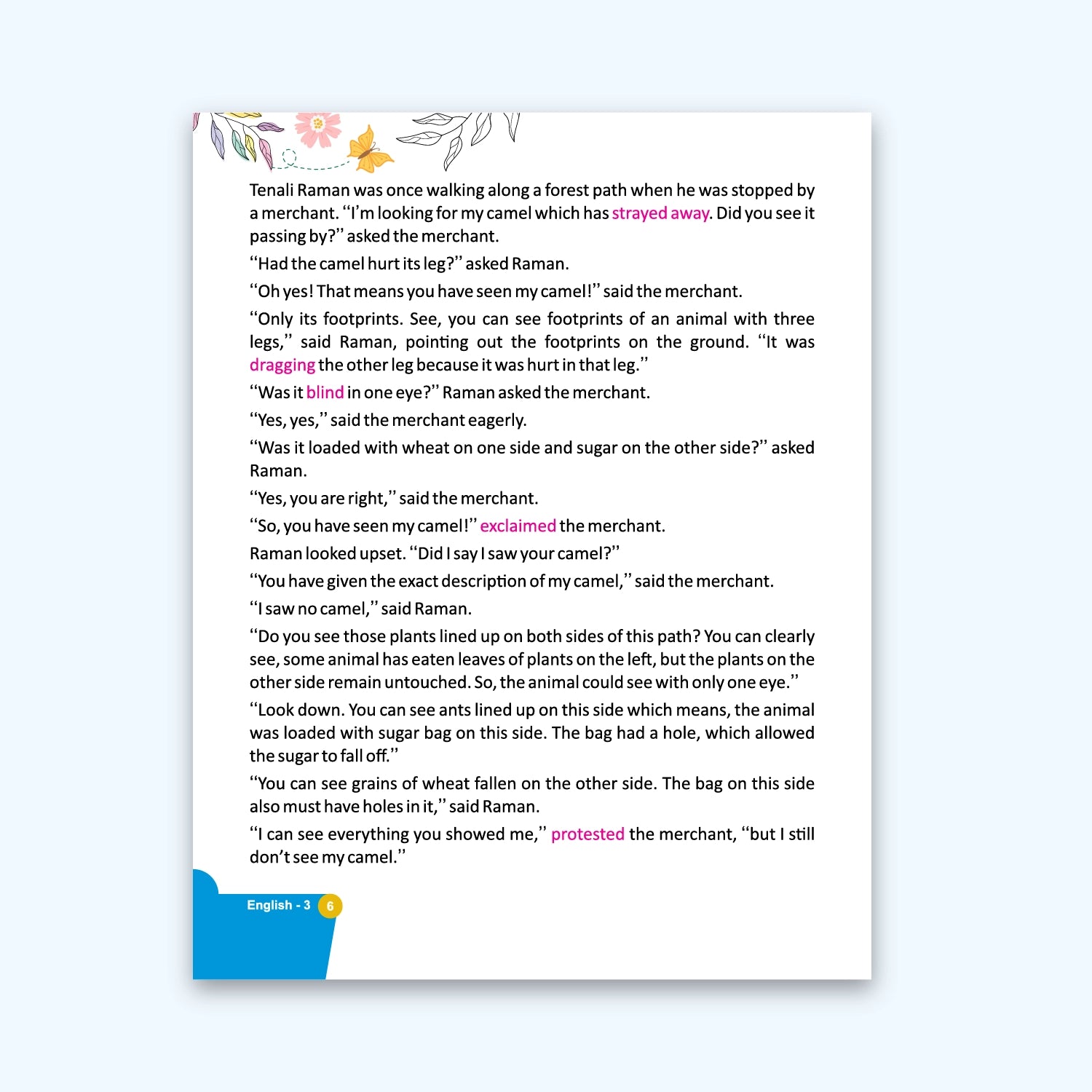 CBSE Board Rising English Reader Class 3 Textbook – Simmi Gurwara | Academic Year: 2026-27 | Nageen Prakashan