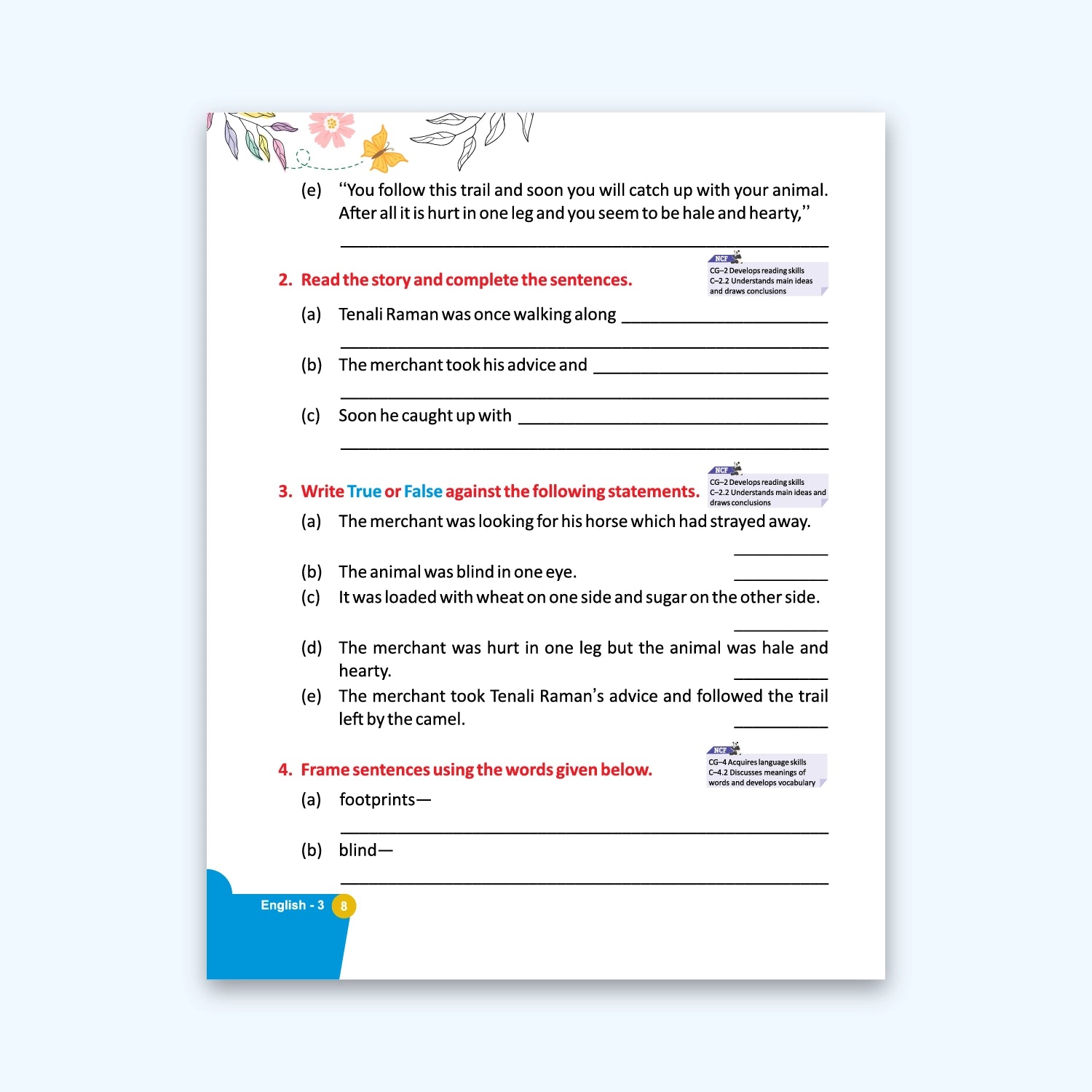 CBSE Board Rising English Reader Class 3 Textbook – Simmi Gurwara | Academic Year: 2026-27 | Nageen Prakashan