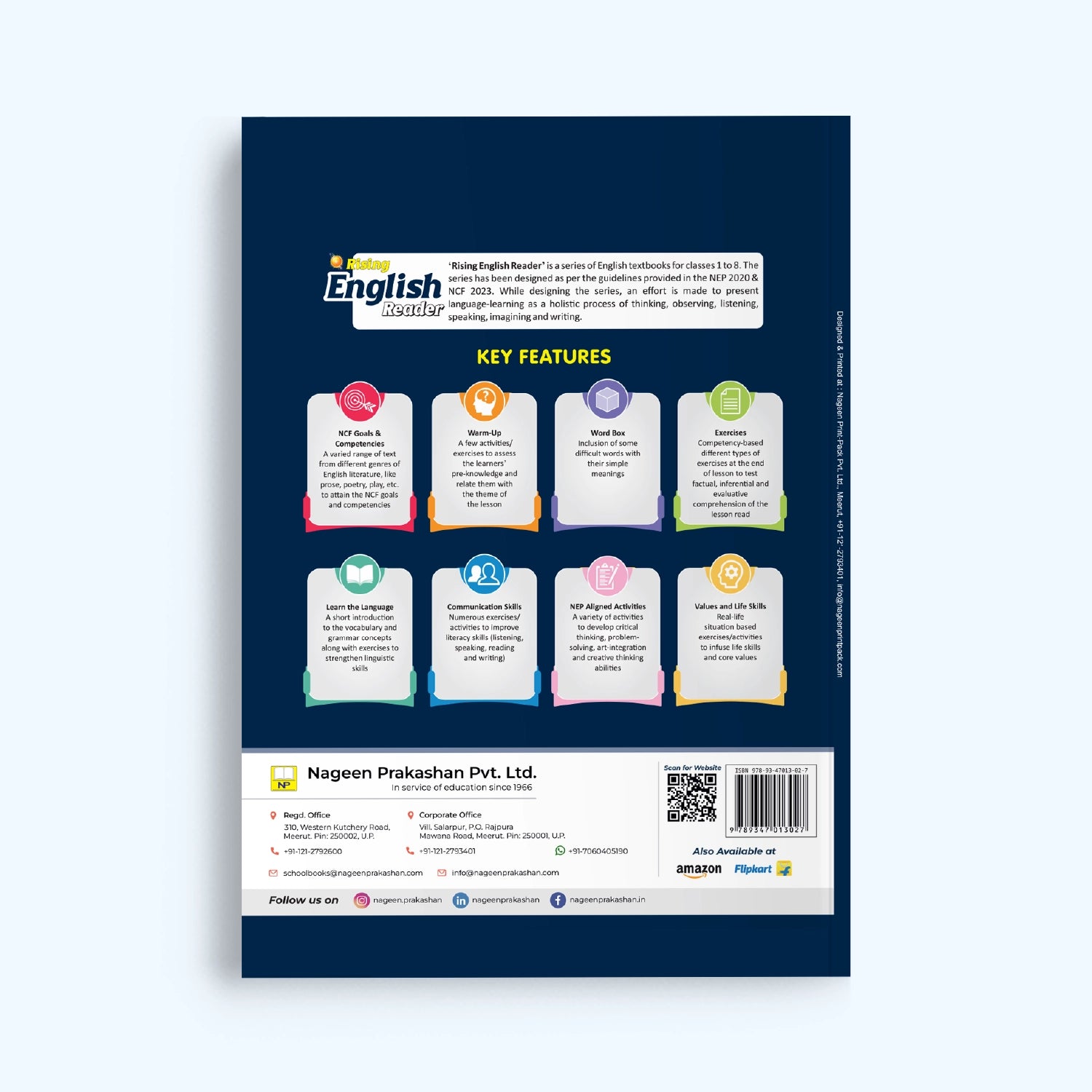 CBSE Board Rising English Reader Class 3 Textbook – Simmi Gurwara | Academic Year: 2026-27 | Nageen Prakashan