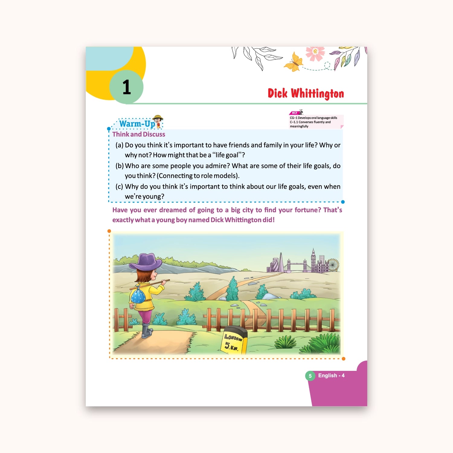 CBSE Board Rising English Reader Class 4 Textbook – Simmi Gurwara | Academic Year: 2026-27 | Nageen Prakashan