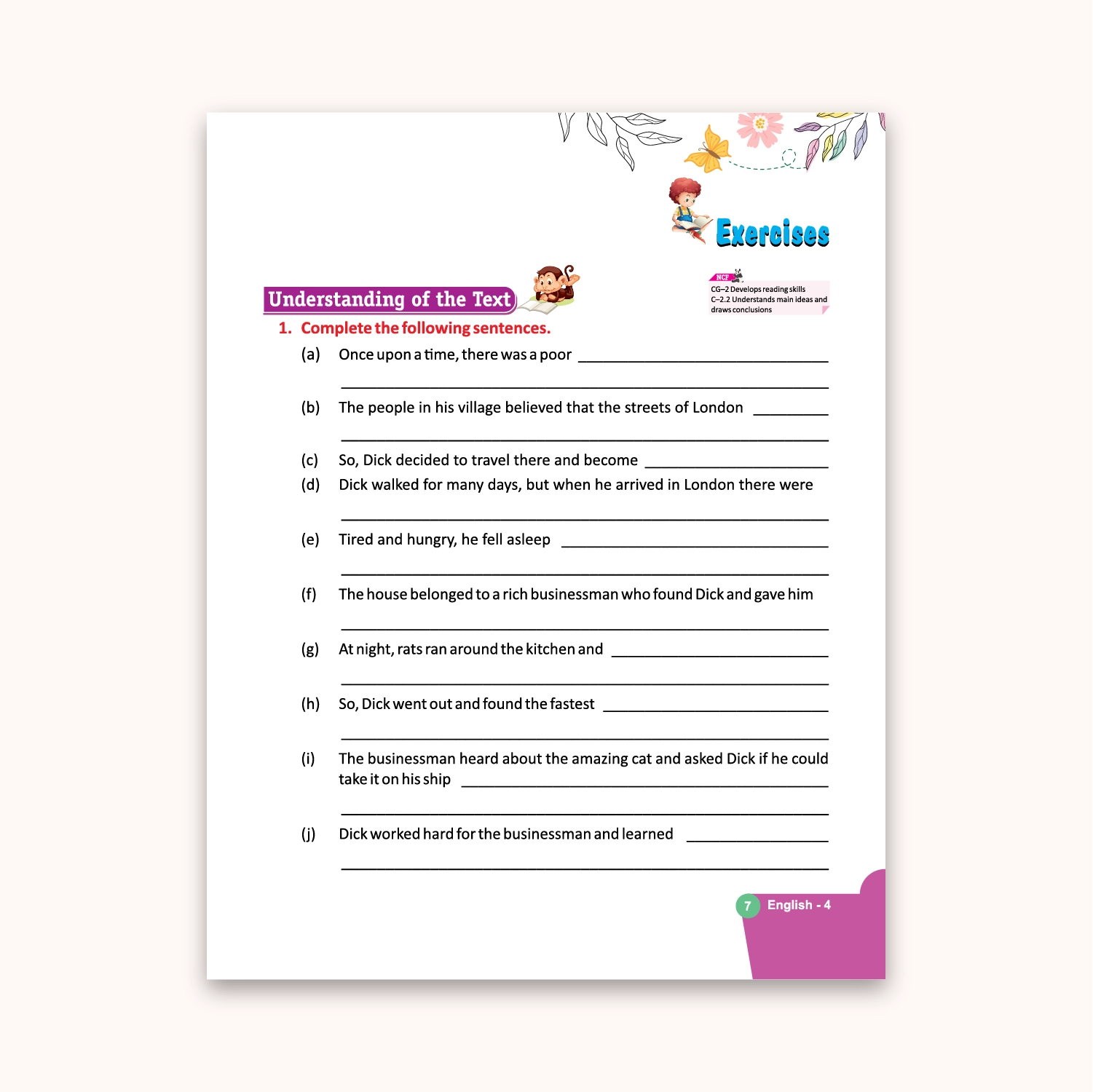 CBSE Board Rising English Reader Class 4 Textbook – Simmi Gurwara | Academic Year: 2026-27 | Nageen Prakashan