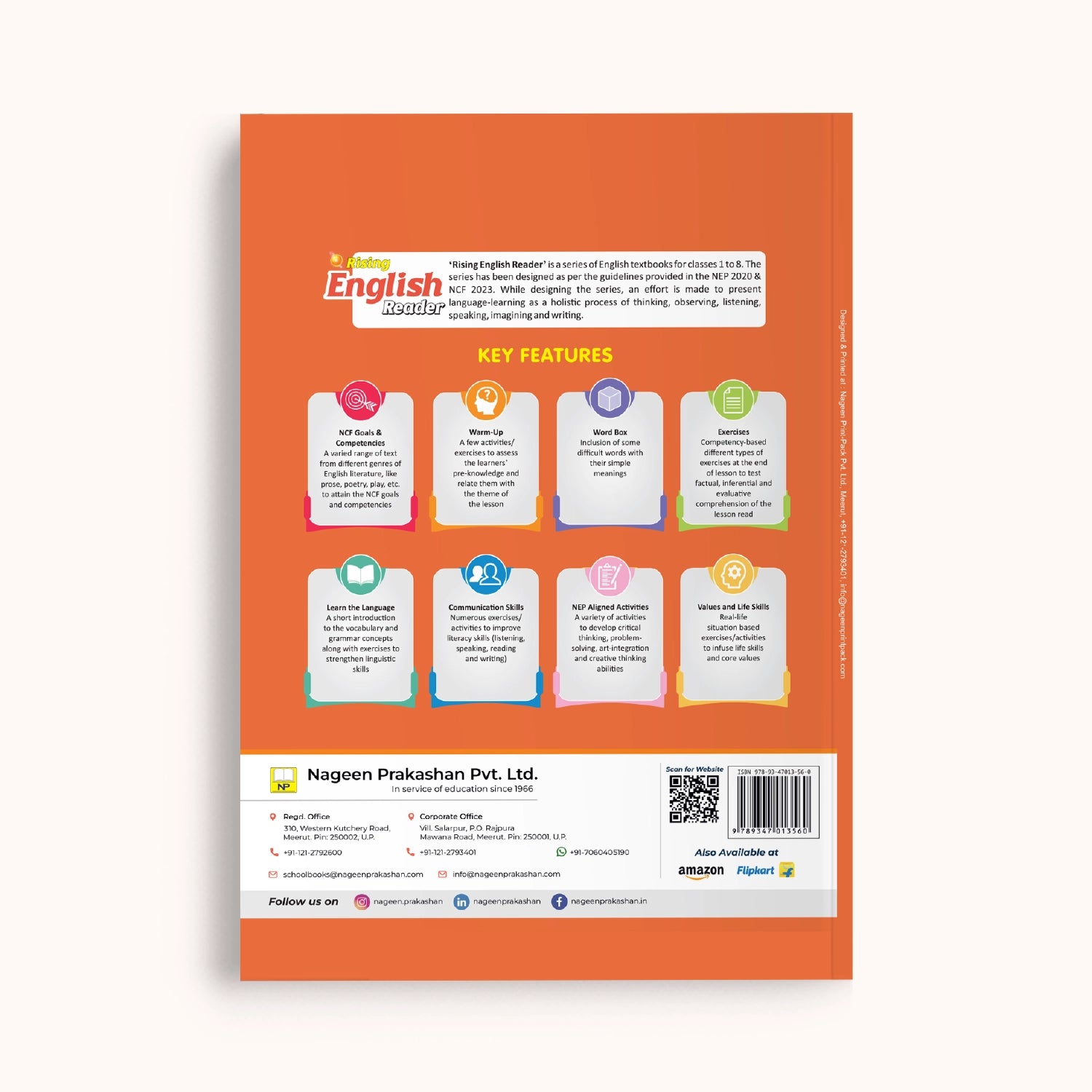 CBSE Board Rising English Reader Class 4 Textbook – Simmi Gurwara | Academic Year: 2026-27 | Nageen Prakashan