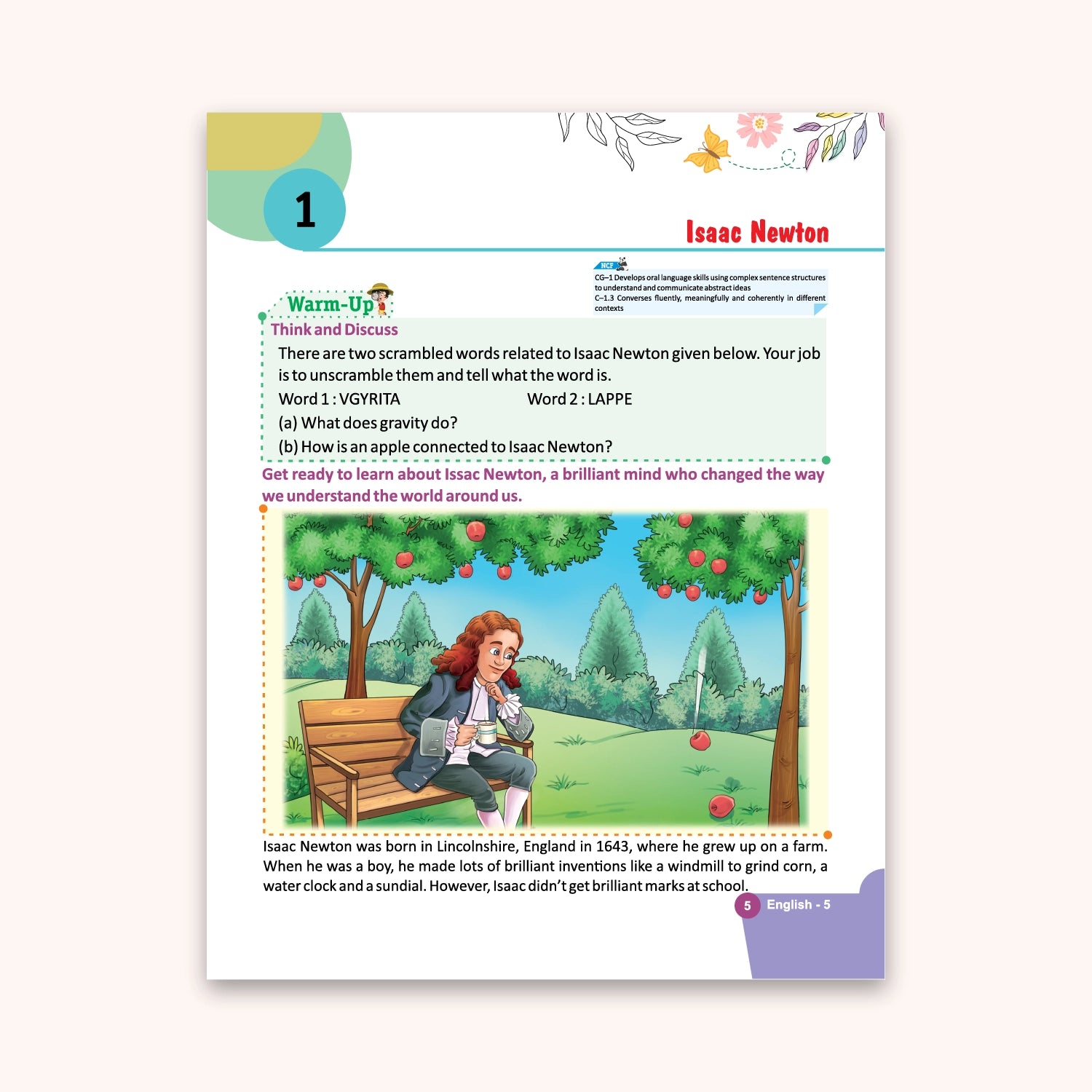 CBSE Board Rising English Reader Class 5 Textbook – Simmi Gurwara | Academic Year: 2026-27 | Nageen Prakashan