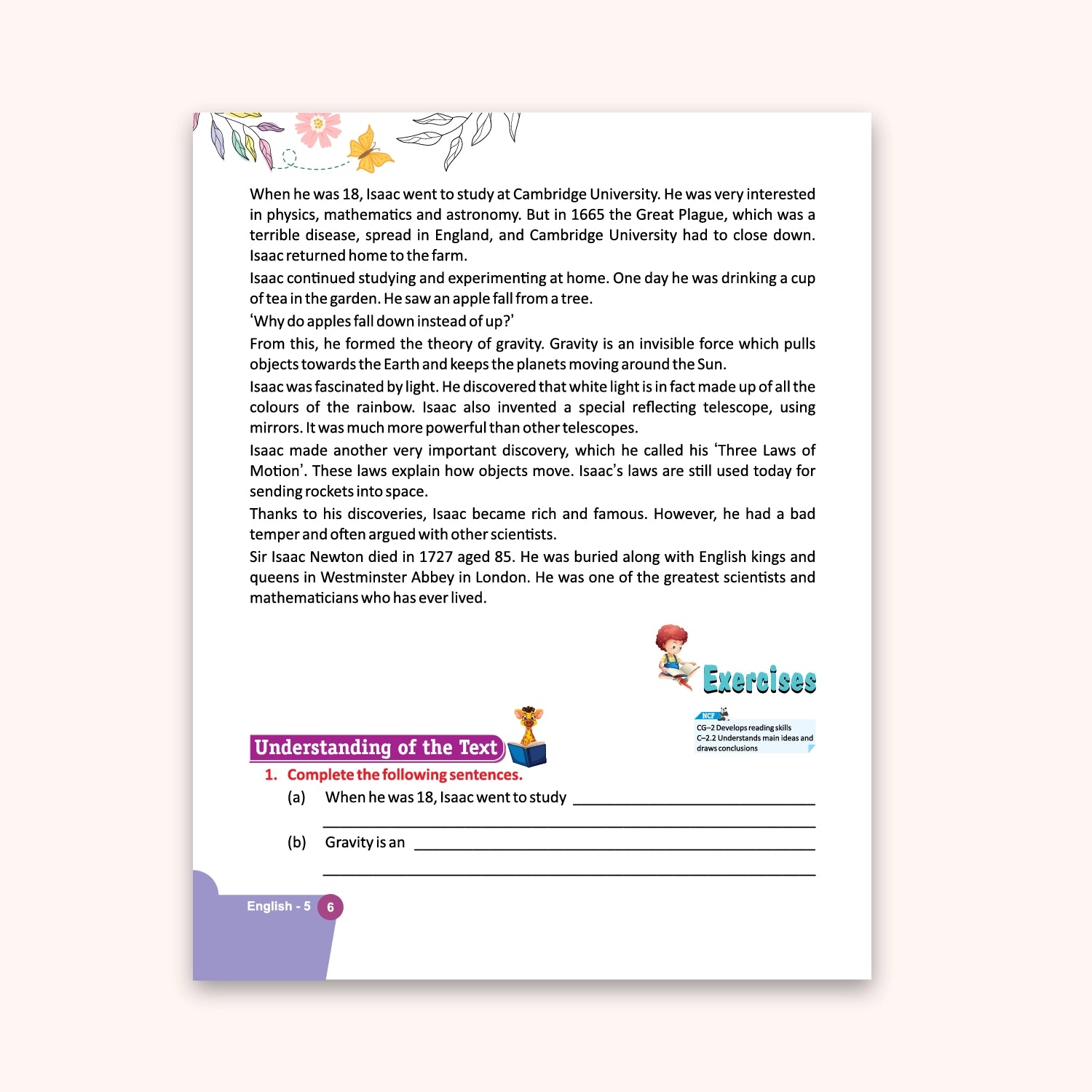 CBSE Board Rising English Reader Class 5 Textbook – Simmi Gurwara | Academic Year: 2026-27 | Nageen Prakashan