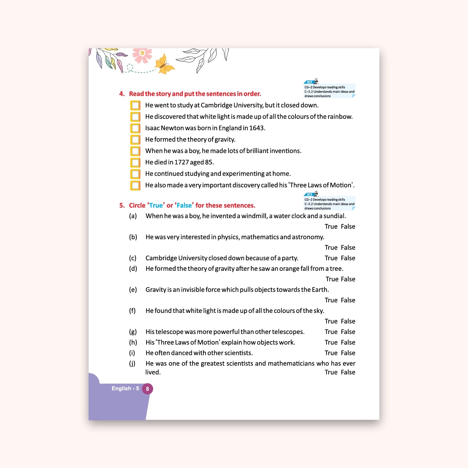 CBSE Board Rising English Reader Class 5 Textbook – Simmi Gurwara | Academic Year: 2026-27 | Nageen Prakashan