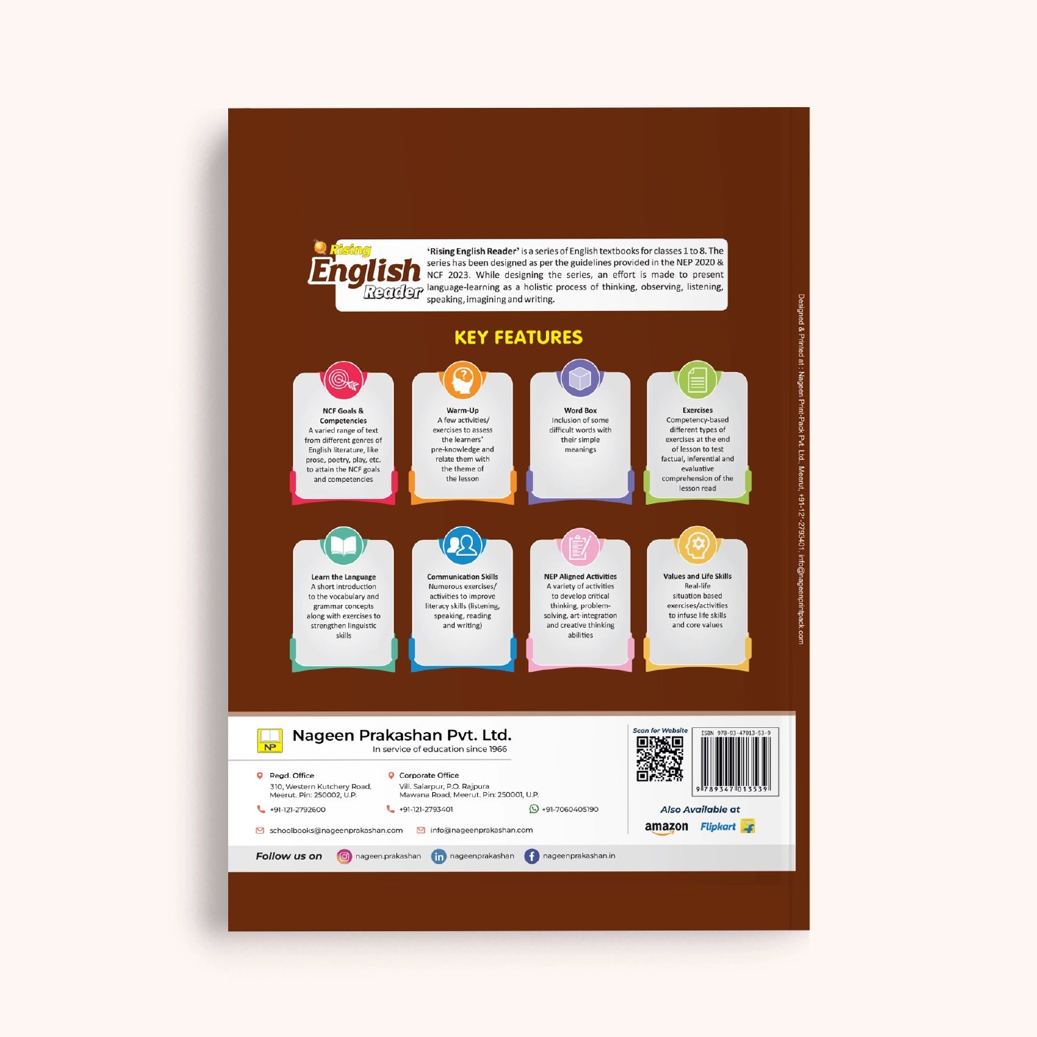 CBSE Board Rising English Reader Class 5 Textbook – Simmi Gurwara | Academic Year: 2026-27 | Nageen Prakashan