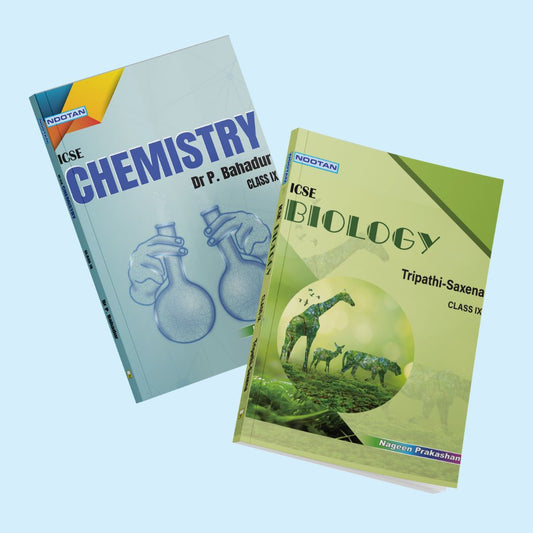 Nootan ICSE Text Book Combo Set Of Chemistry & Biology For Class-9 Academic Year 2024-2025 -  Nageen Prakashan