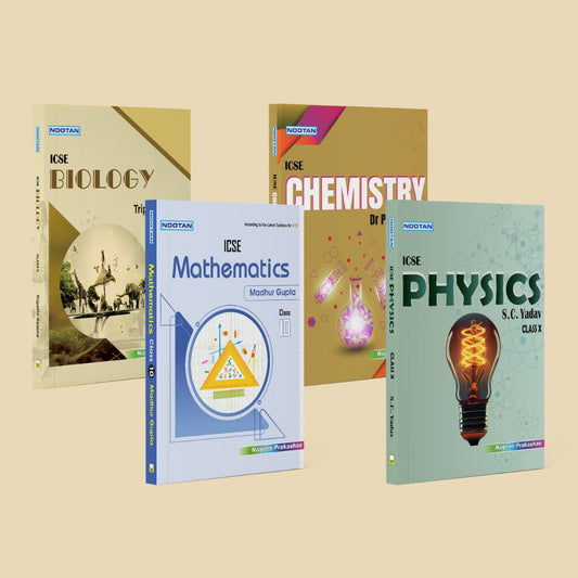 Nootan ICSE Text Book 4 Combo Set Of Physics, Chemistry , Biology & Mathematics For Class-9 Academic Year 2024-2025 -   Nageen Prakashan