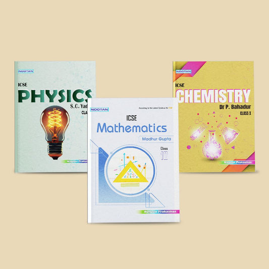 Nootan ICSE Text Book 3 Combo Set Of Physics, Chemistry & Mathematics For Class-10 Academic Year 2024-2025 -   Nageen Prakashan