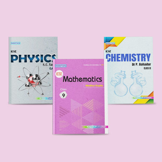 Nootan ICSE Text Book 3 Combo Set Of Physics, Chemistry & Mathematics For Class-9 Academic Year 2024-2025 -   Nageen Prakashan