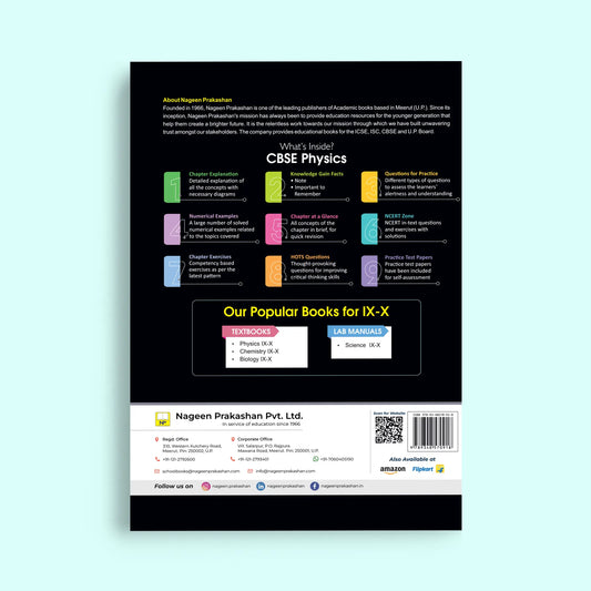 Nootan CBSE Board Physics Text Book For Class 9th Academic Year 2025-26