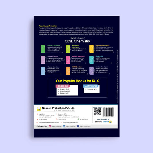 Nootan CBSE Board Chemisry Textbook For Class 9th Academic Year 2025-26