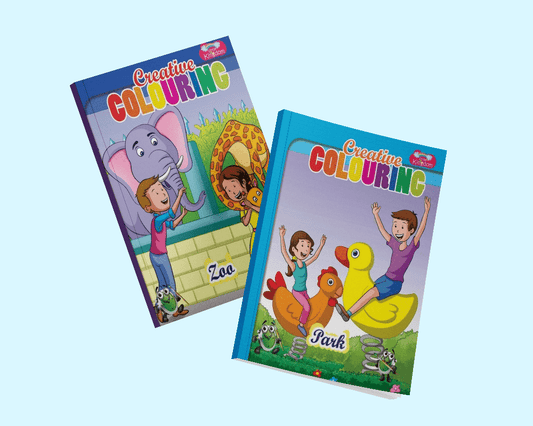 Creative Colouring 2 combos -Zoo and Park - Nageen Prakashan