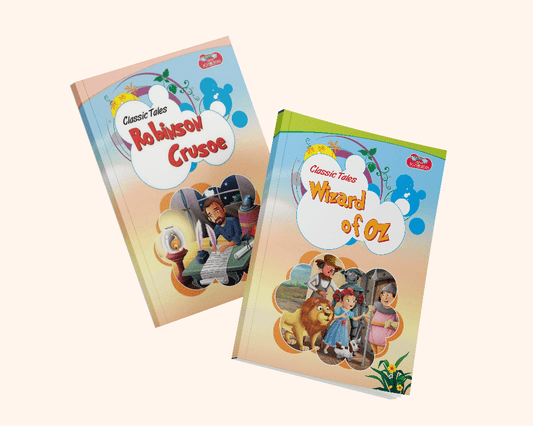 Classic Tales Combos - Robinson Crusoe and Wizard of Oz - Nageen Prakashan