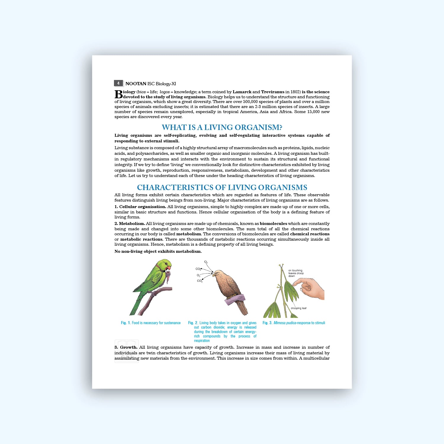 Nootan ISC Board Biology Textbook For Class 11th - Academic Year 2026-27 By V. Singh, D.K Jain, & Ajay Kumar Bhattacharya - Nageen Prakashan