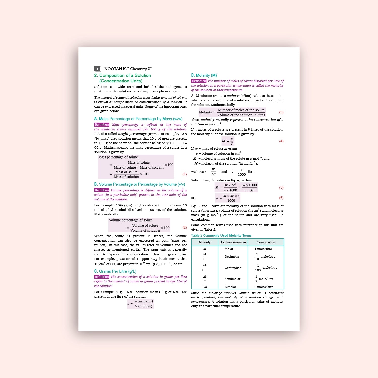 Nootan ISC Board Chemistry Textbook for Class 12th - Academic Year 2026-27 By Dr. H.C. Srivastava - Nageen Prakashan