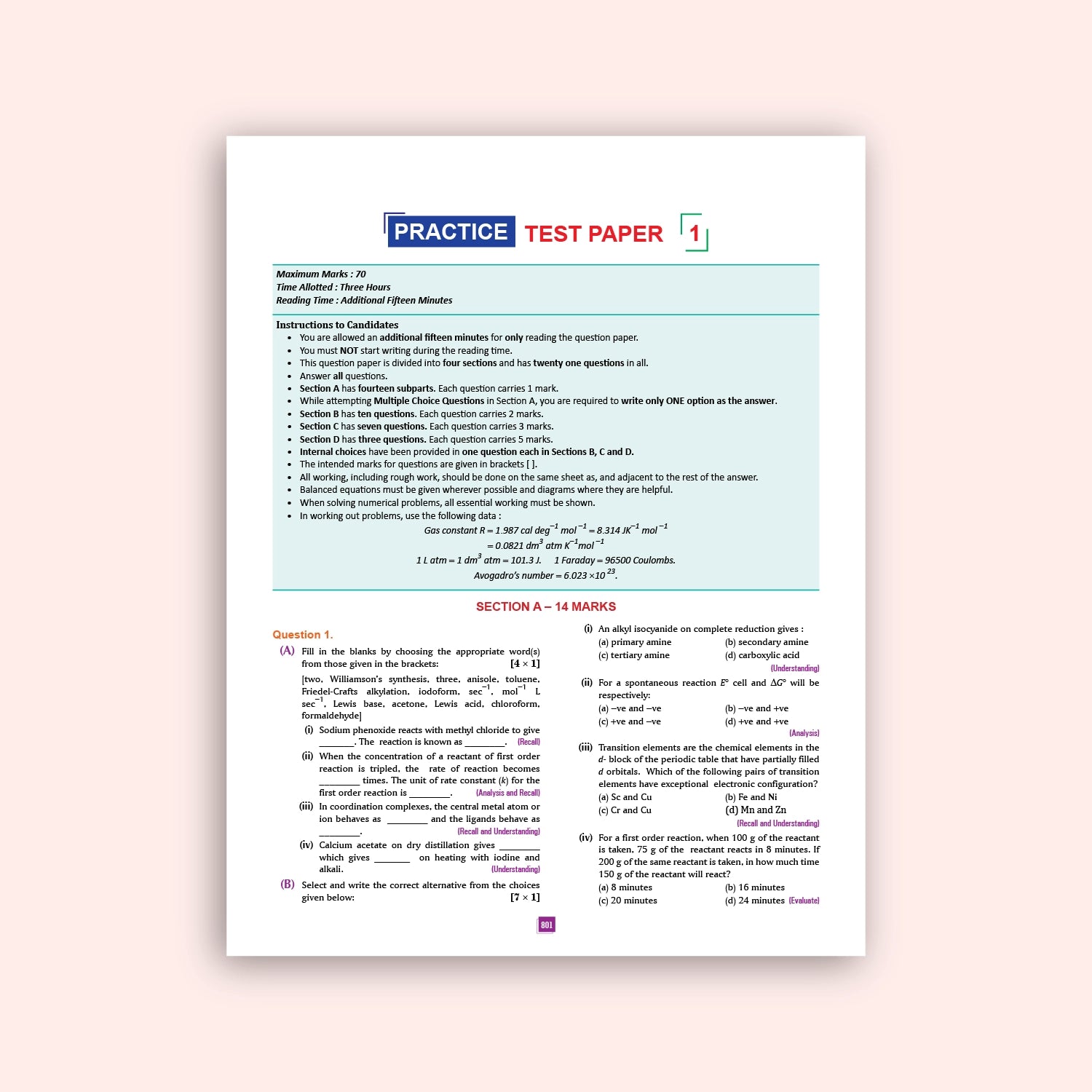 Nootan ISC Board Chemistry Textbook for Class 12th - Academic Year 2026-27 By Dr. H.C. Srivastava - Nageen Prakashan