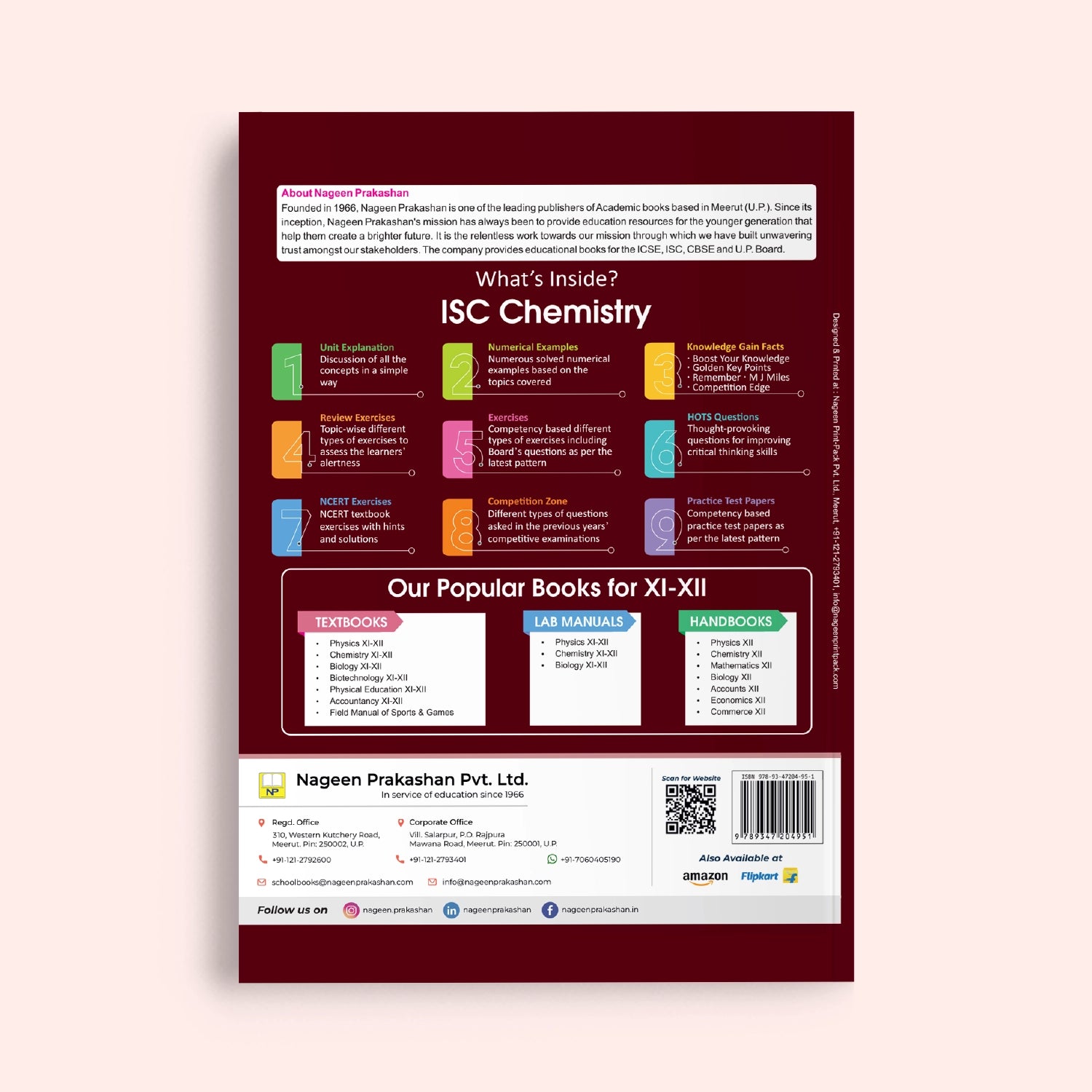 Nootan ISC Board Chemistry Textbook for Class 12th - Academic Year 2026-27 By Dr. H.C. Srivastava - Nageen Prakashan