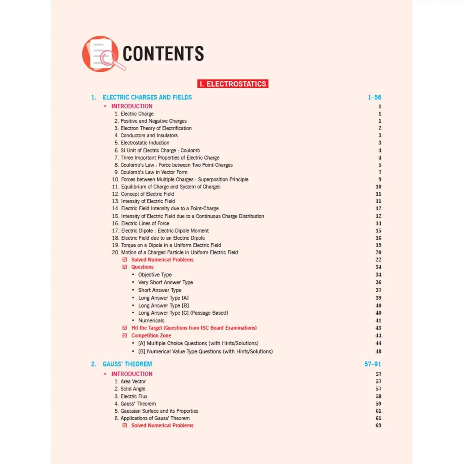 Buy ISC Board Physics Books for Class 12th | Nageen Prakashan