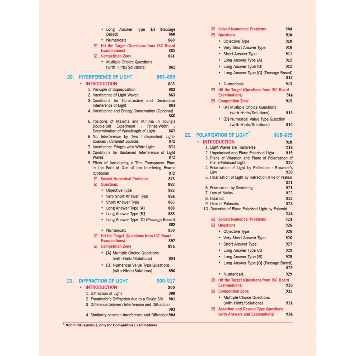Buy ISC Board Physics Books for Class 12th | Nageen Prakashan