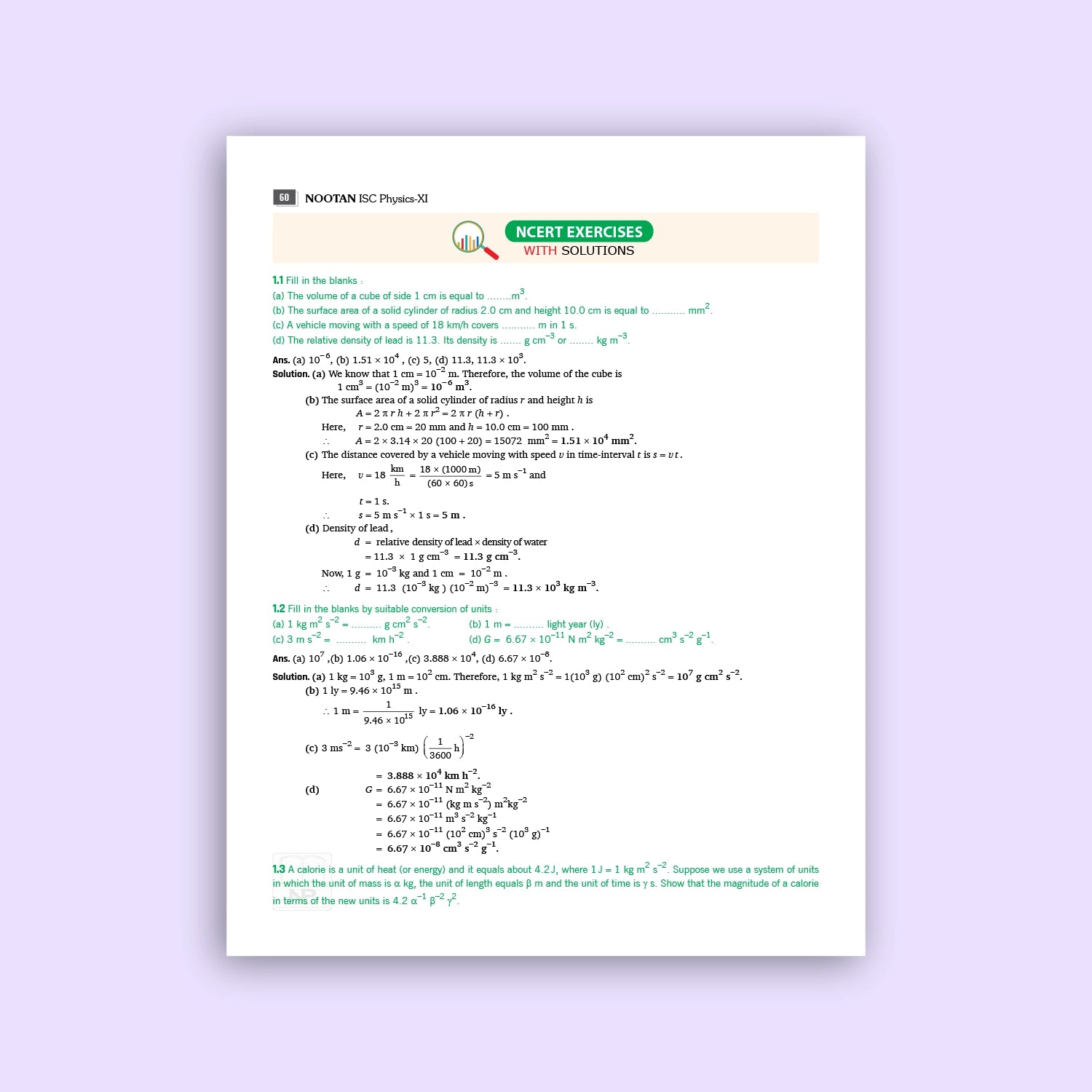 Nootan ISC Board Physics (Part 1 & 2) Textbook for Class 11th Academic Year 2026-27 By Kumar-Mittal - Nageen Prakashan
