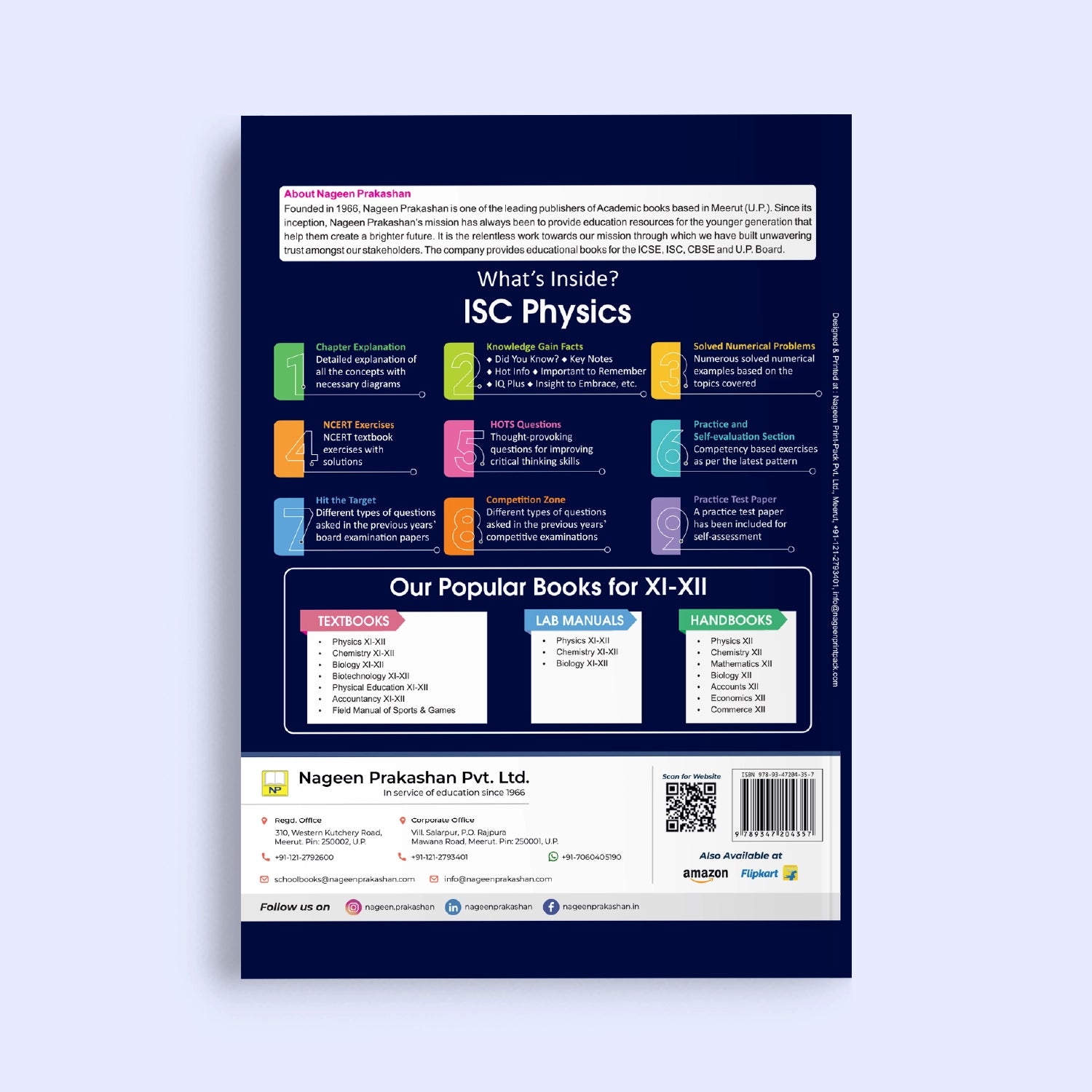 Nootan ISC Board Physics (Part 1 & 2) Textbook for Class 12th Academic Year 2026-27 By Kumar-Mittal - Nageen Prakashan