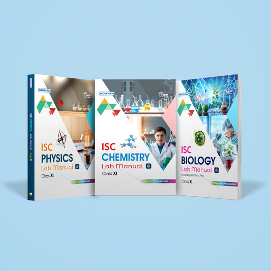 Nootan ISC Class 11th Lab Manual Book Sets of Physics, Chemistry and Biology (Set of 3 Books) For 2026-2027 Board Exam By Nageen Prakashan