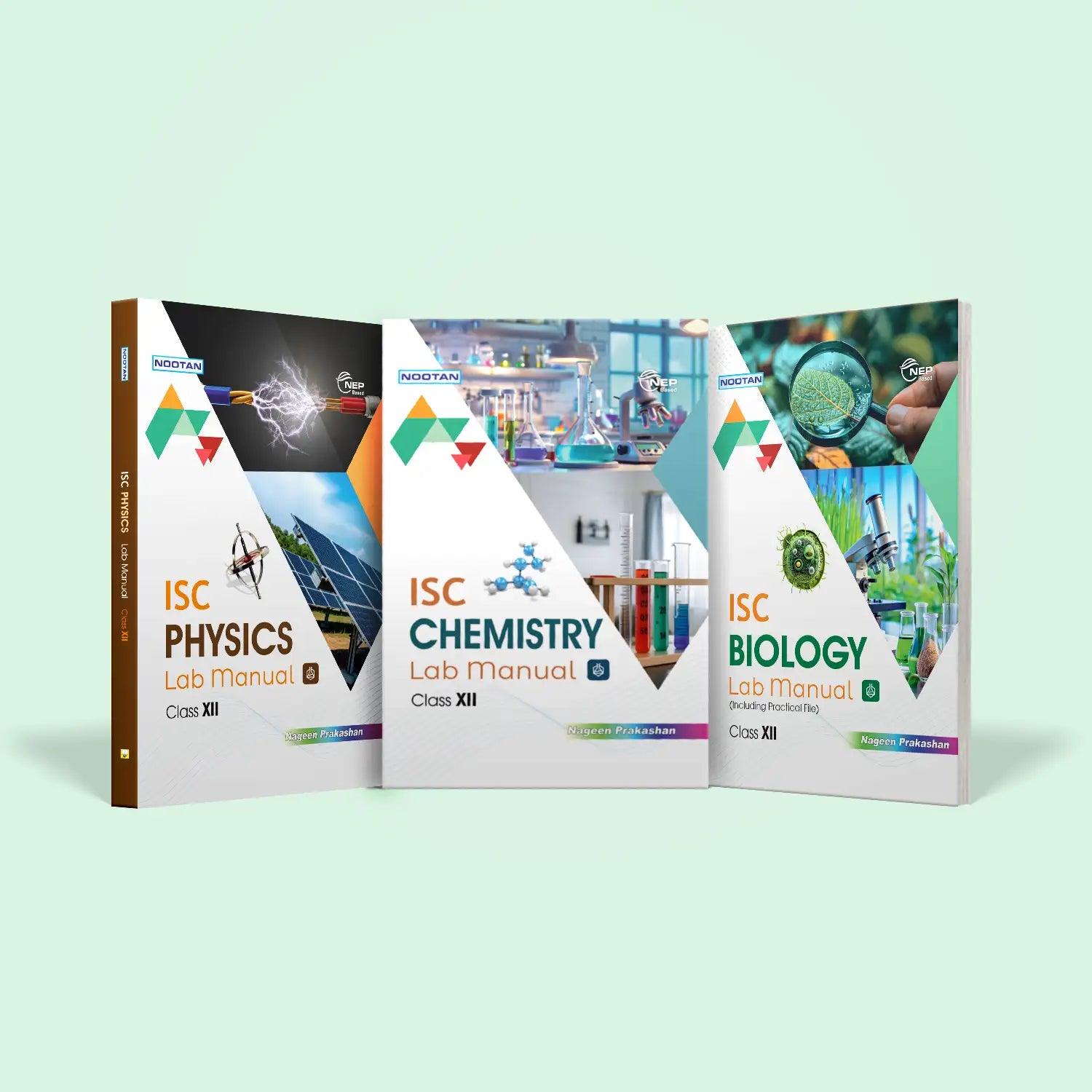Nootan ISC Lab Manuals 3 Combo Set (Physics, Chemistry, Biology) For Class-12  Academic Year 2026-2027 -  Nageen Prakashan