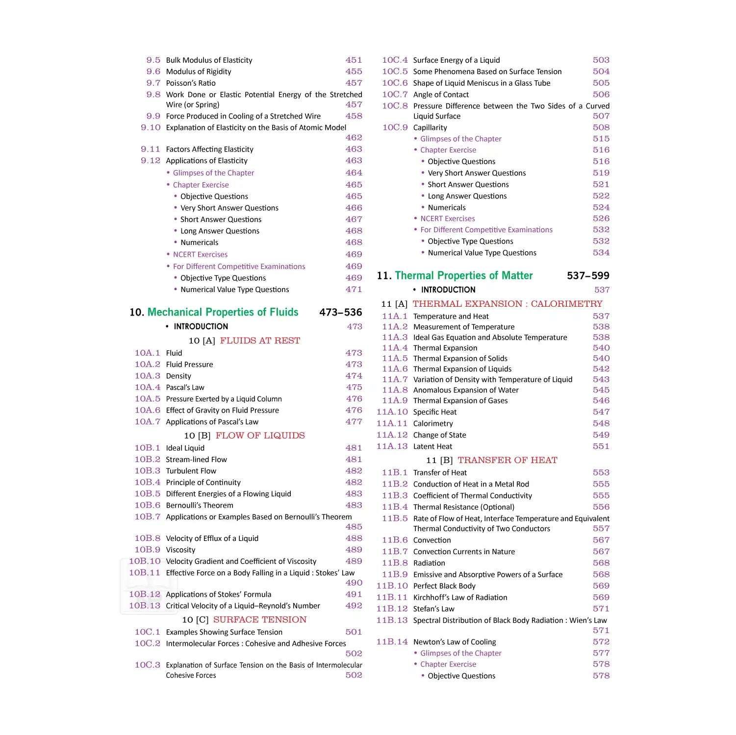 Nootan UP Board Physics Textbook For Class 11th - Academic Year 2026-27 By Kumar-Mittal - Nageen Prakashan