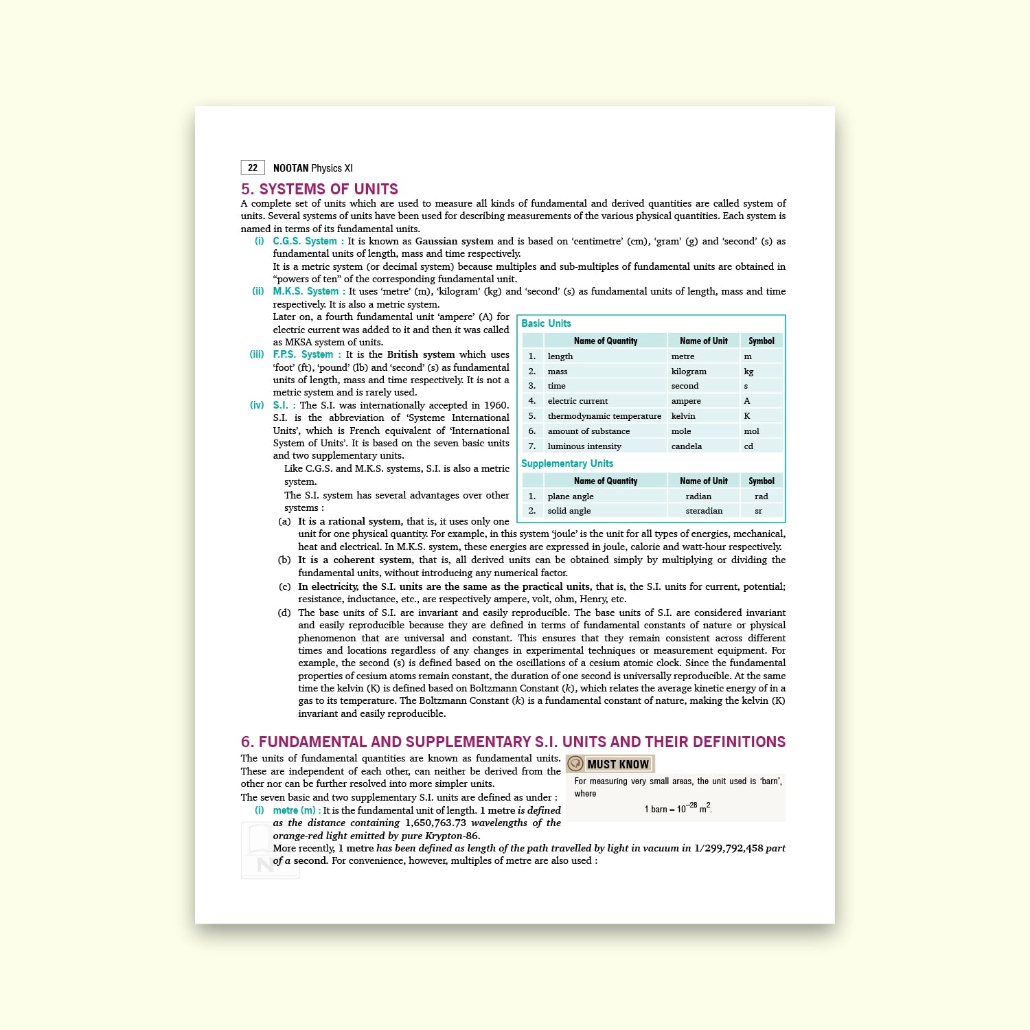 Nootan CBSE Board Physics Text Book For Class 11th - Academic Year 2026-27 By Kumar-Mittal - Nageen Prakashan