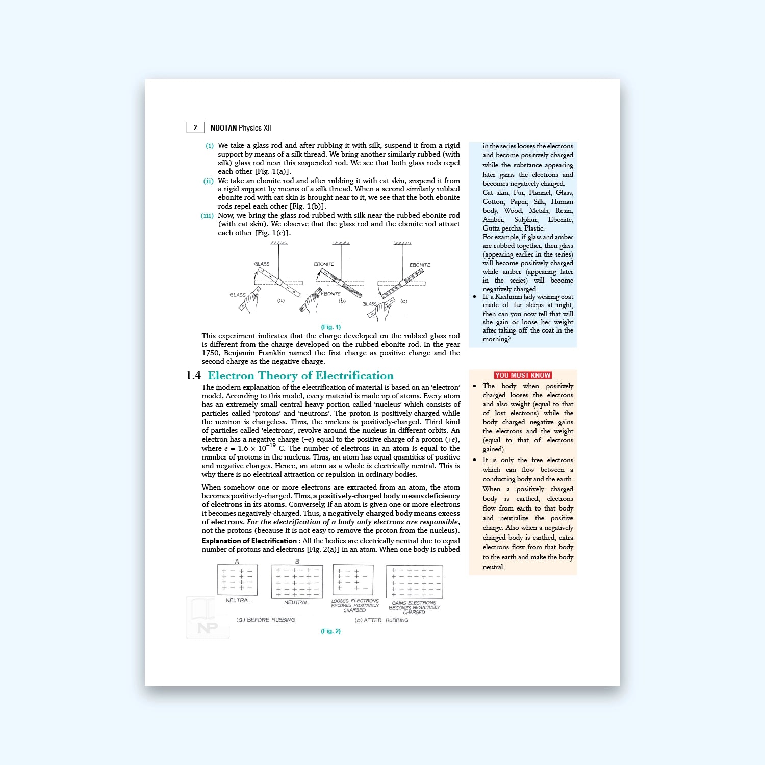 Nootan CBSE Board Physics Text Book For Class 12th - Academic Year 2026-27 By Kumar-Mittal - Nageen Prakashan