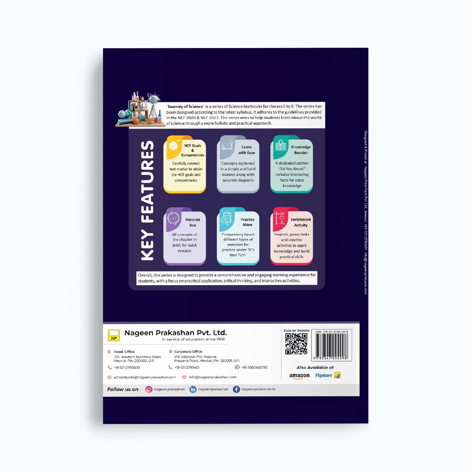 CBSE/ICSE Board Journey of Science Class 6 Textbook – Priyanka Jain | Academic Year: 2026-27 | Nageen Prakashan