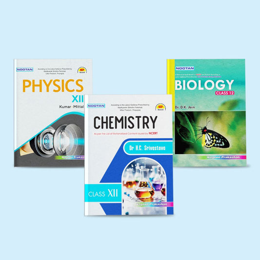 Nootan UP Board Class 12th Book Sets of Physics, Chemistry and Biology (Set of 3 Books) for 2024-2025 Board Exam by Nageen Prakashan