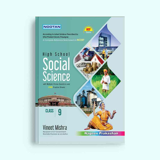 Nootan UP Board Social Science Text BookFor Class 9th - Academic Year 2024-25 By Madhur Gupta - Nageen Prakashan