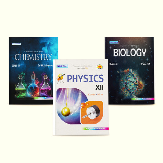 Nootan CBSE Class 12th Book Sets of Physics, Chemistry and Biology (Set of 3 Books) For 2024-2025 Board Exam By Nageen Prakashan