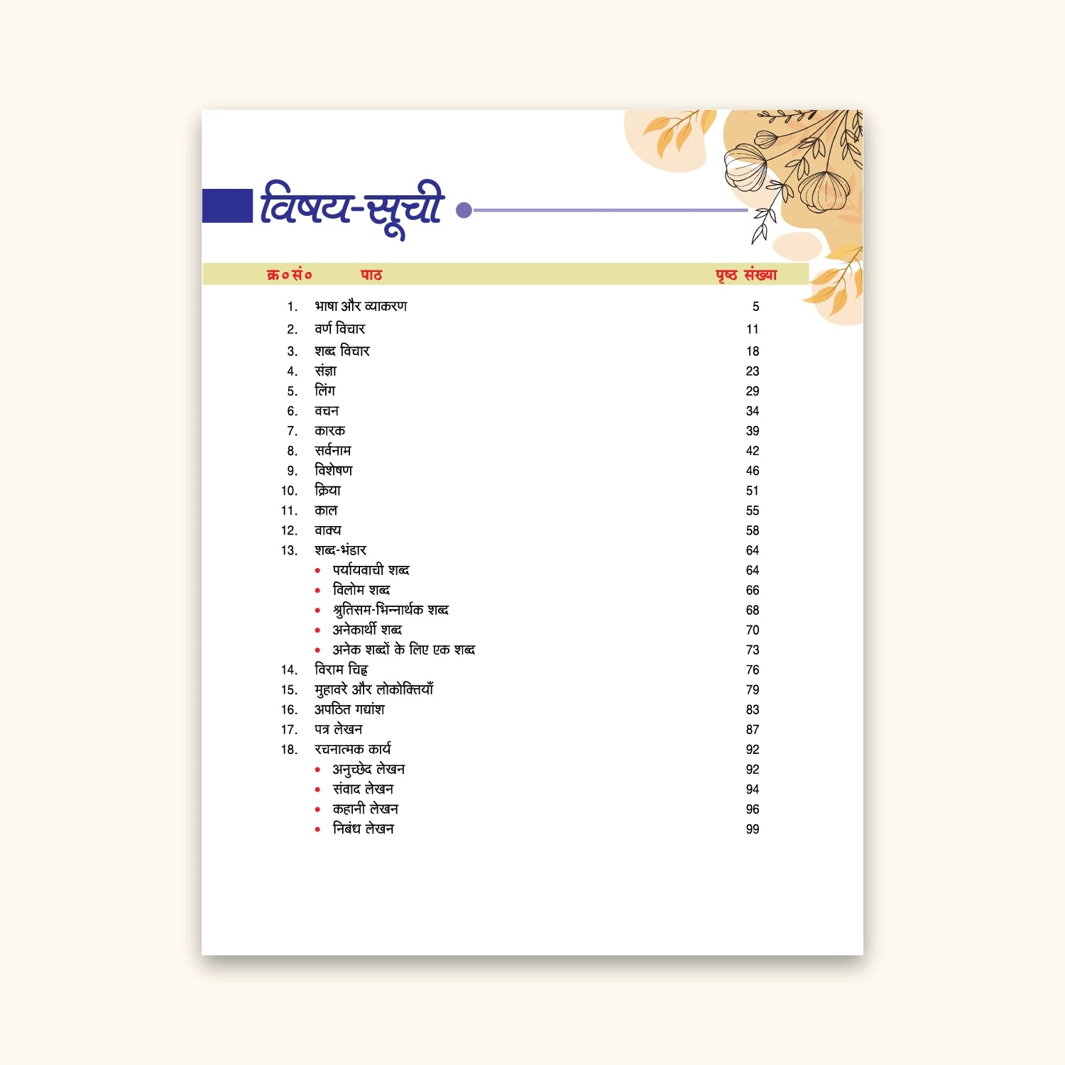 CBSE Board Hindi Vyakaran Class 5 Textbook – Sarvesh Kant Verma | Academic Year: 2026-27 | Nageen Prakashan