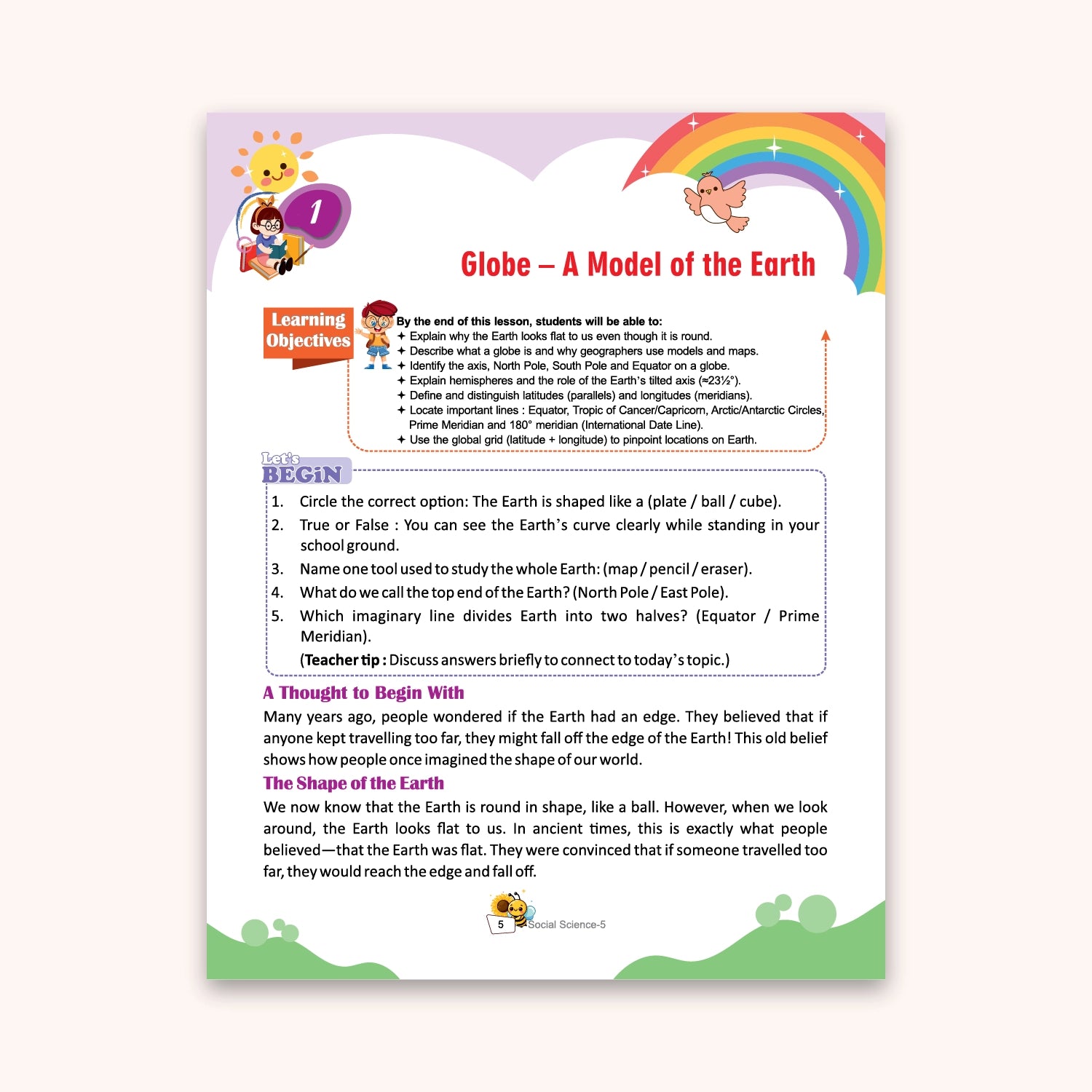 CBSE Board Social Science (Social Studies) Class 5 Textbook – Anju Jain | Academic Year: 2026-27 | Nageen Prakashan