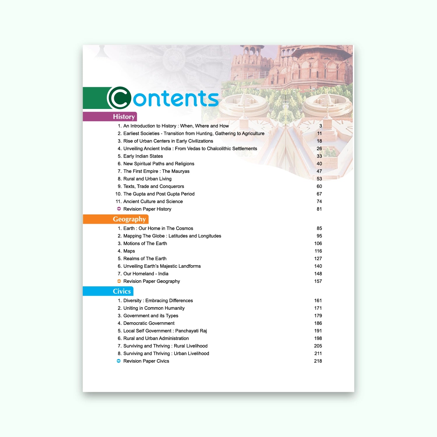 CBSE Board Social Science (Social Studies) Class 6 Textbook – Anju Jain | Academic Year: 2026-27 | Nageen Prakashan