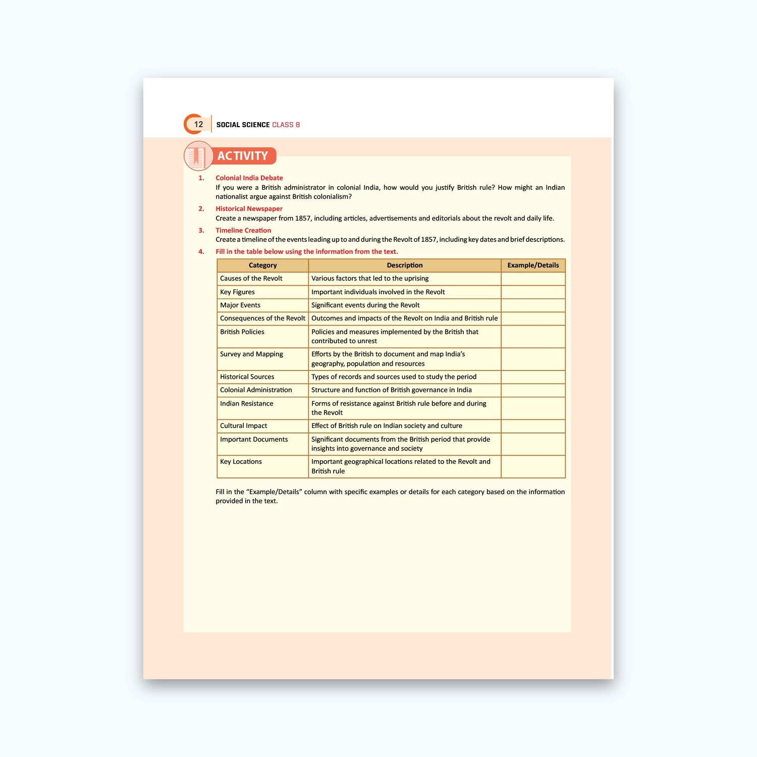 CBSE Board Social Science (Social Studies) Class 8 Textbook – Anju Jain | Academic Year: 2026-27 | Nageen Prakashan