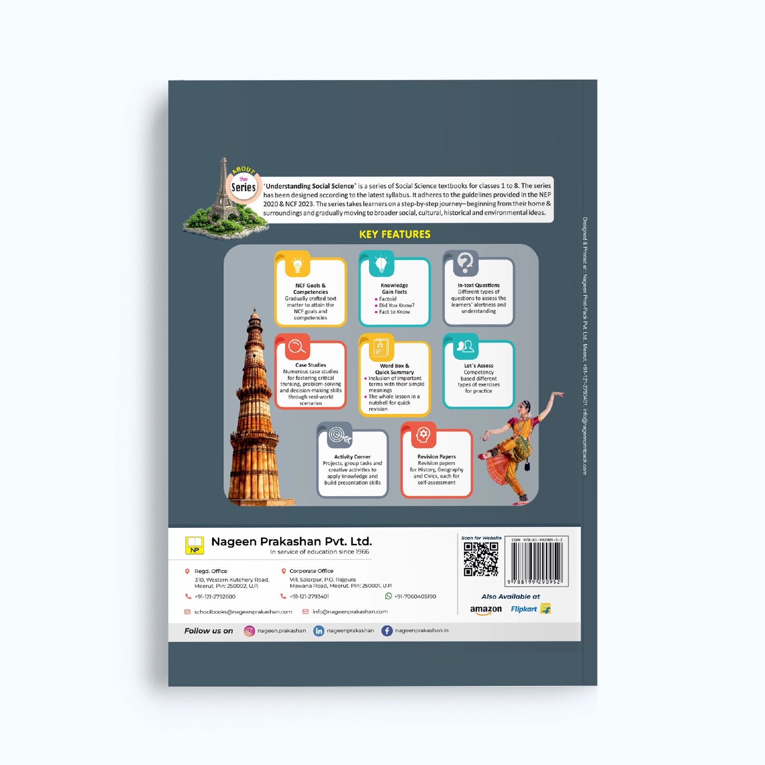 CBSE Board Social Science (Social Studies) Class 8 Textbook – Anju Jain | Academic Year: 2026-27 | Nageen Prakashan
