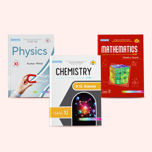 Nootan UP Board Class 11th Book Sets of Physics, Chemistry and Mathematics (Set of 3 Books) for 2024-2025 Board Exam by Nageen Prakashan